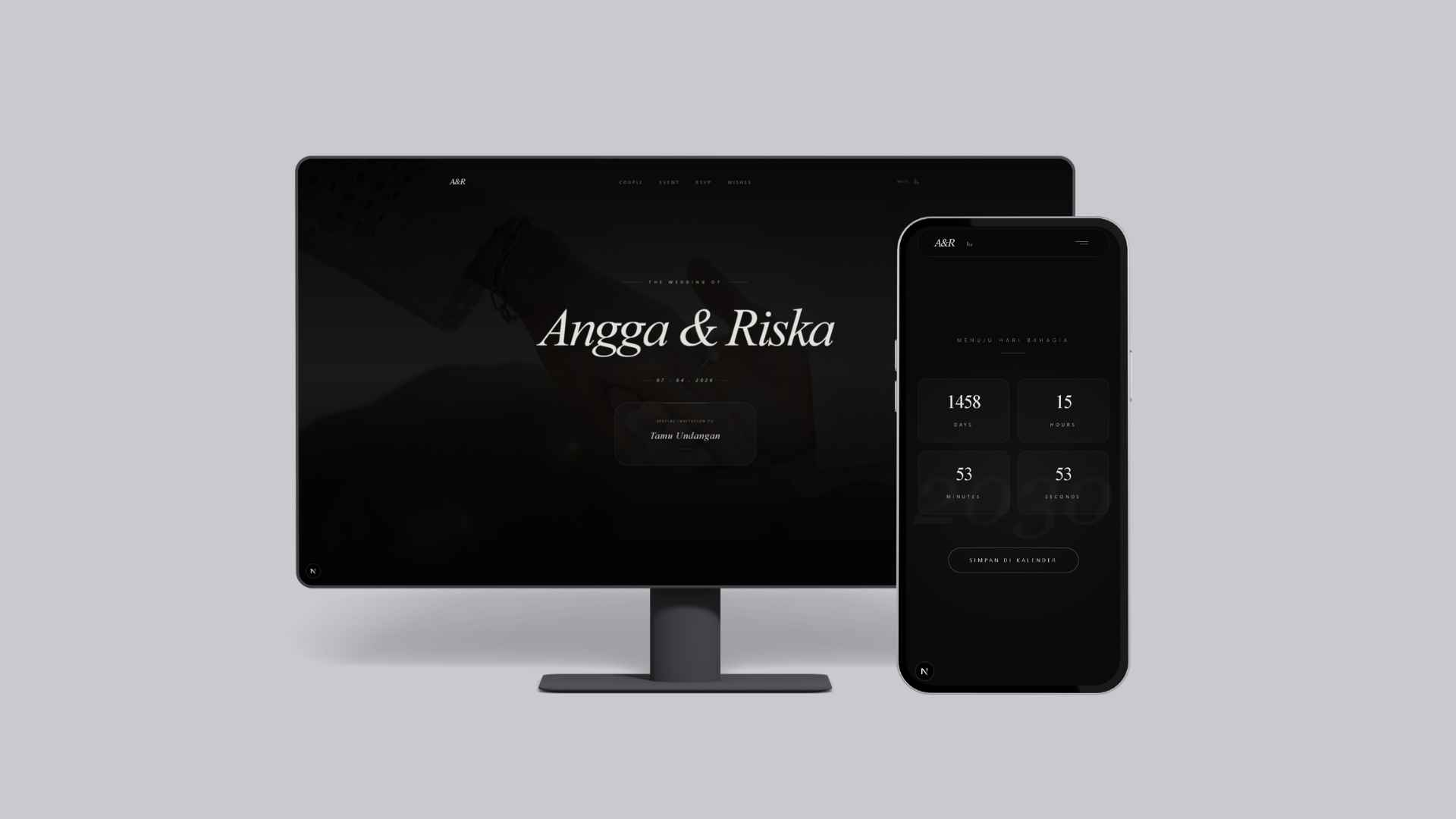 Midnight Vibe – Undangan Digital