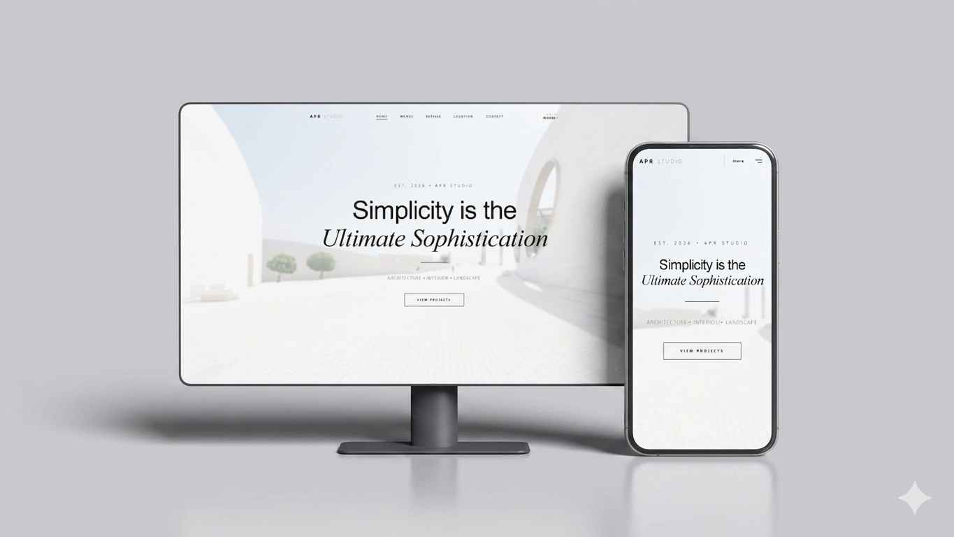 Architecture - Modern Landing Page