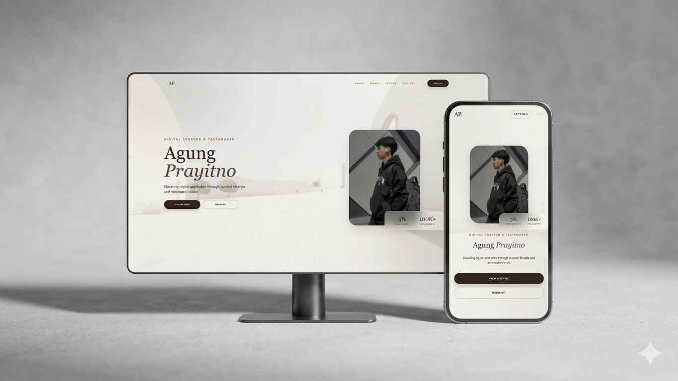 Website Personal Brand untuk Freelancer & Jasa